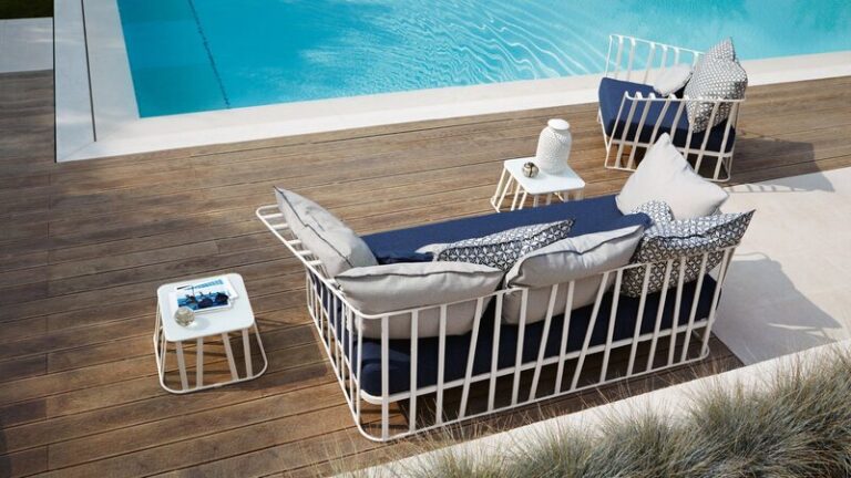 ROBERTI sofa ogrodowa włoska HAMPTONS GRAPHICS