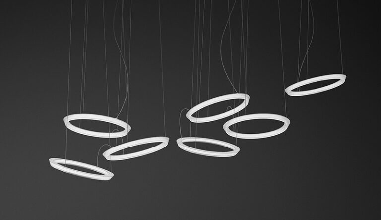 VIBIA włoska lampa wisząca HALO CIRCULAR