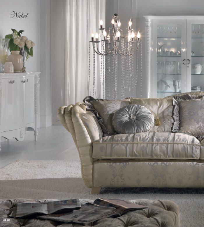 EPOQUE sofa włoska z funkcją spania NABEL detal lewy