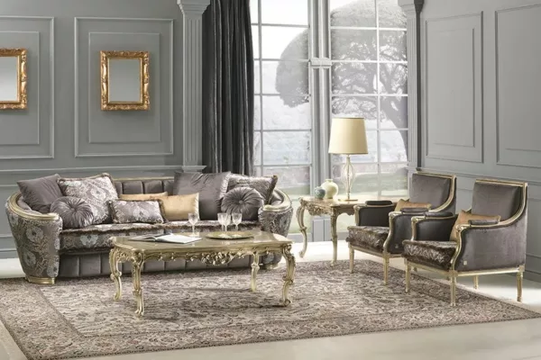 GOLDCONFORT sofa włoska GLAMOUR salon