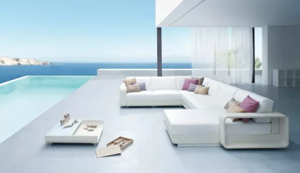 ROBERTI sofa ogrodowa włoska HAMPTONS