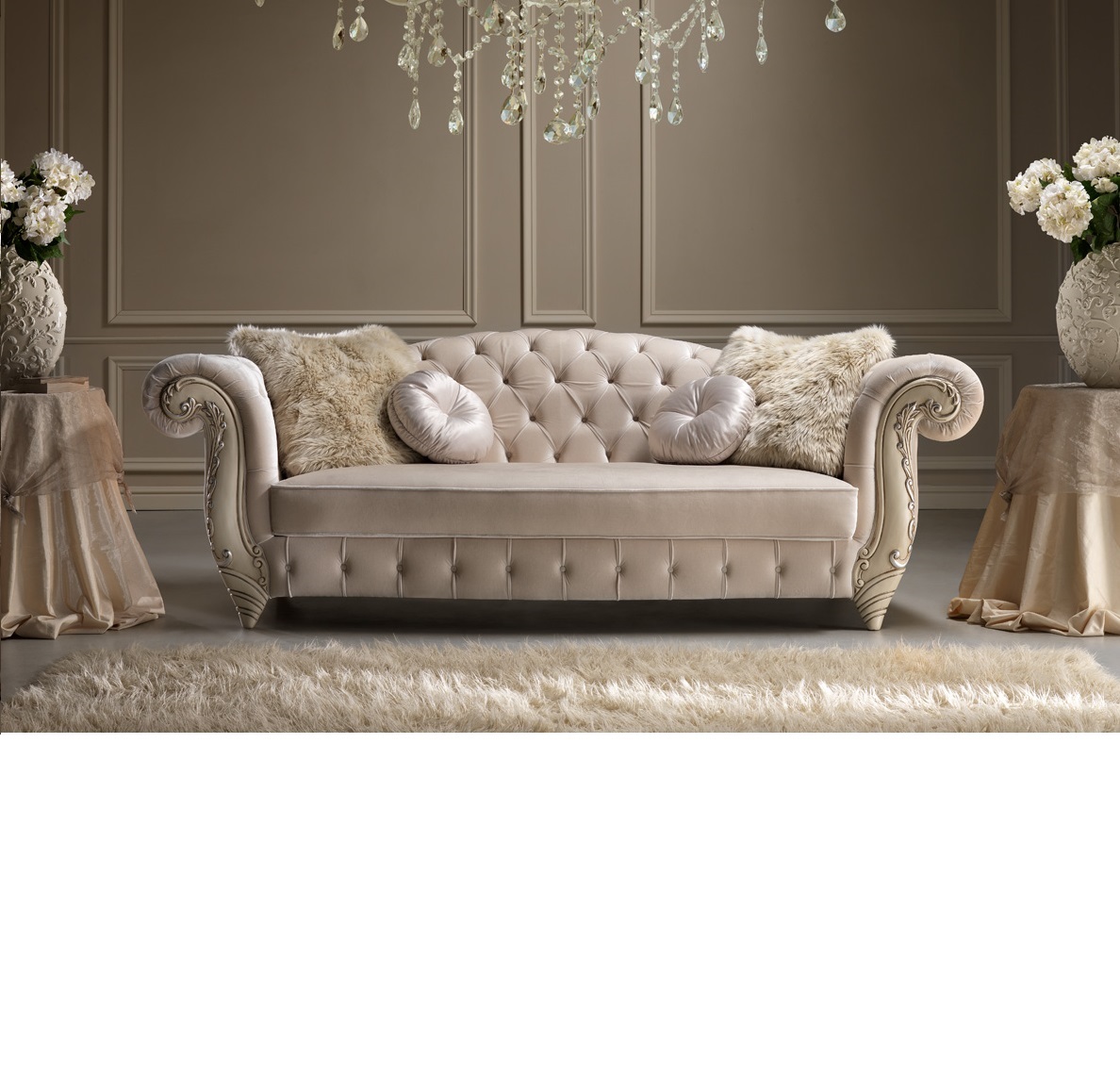 GOLDCONFORT sofa włoska ROMANTIC