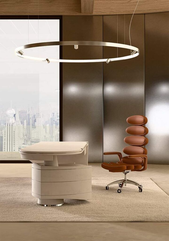 MASCHERONI fotel biurowy włoski AIRONE OFFICE 127