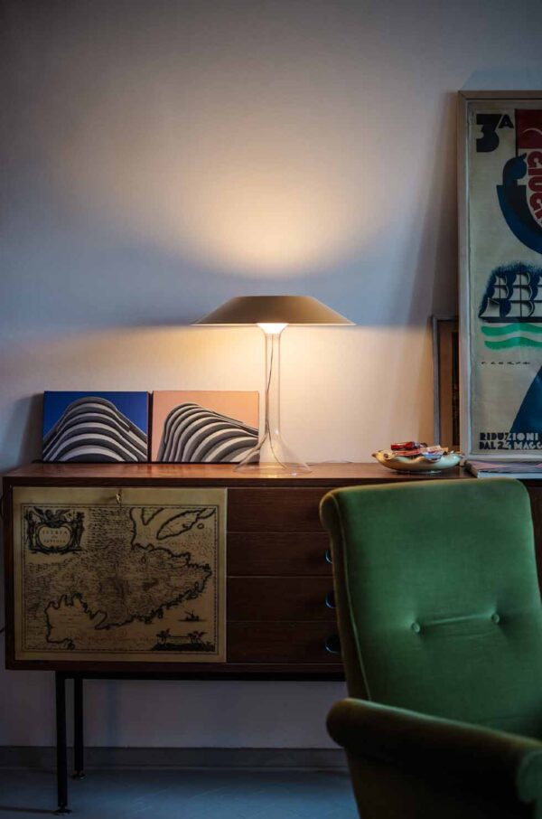 FOSCARINI włoska lampa stołowa CHAPEAUX