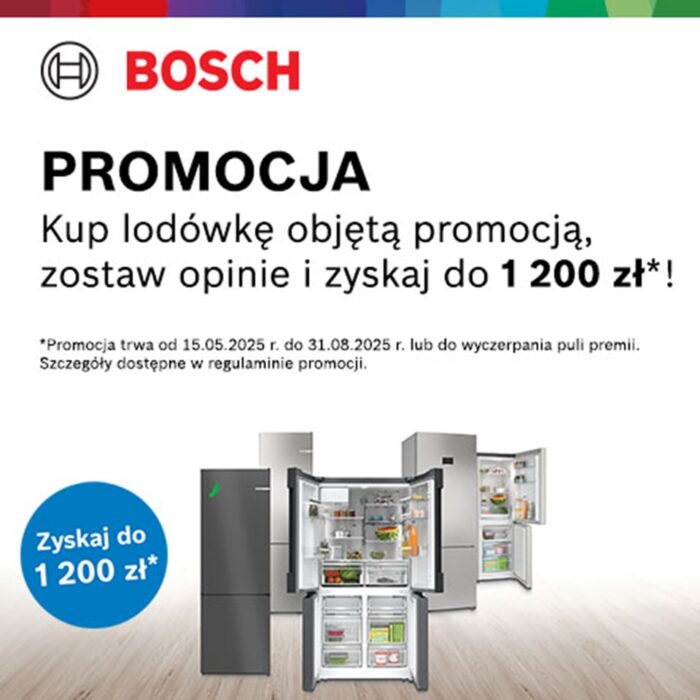 Promocja lodówek Total No Frost marki Bosch